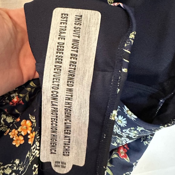 Agua Bendita X Target Dainty Floral Tile Print Cheeky One Piece Swimsuit - Picture 13 of 16